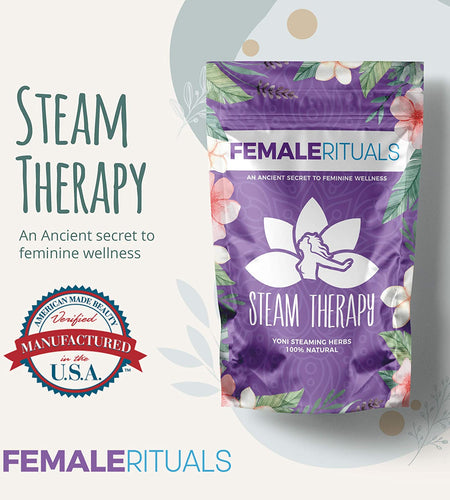 Yoni Steam Herbs - Natural Vaginal Steamer to Detox & Cleanse - V Steam at Home Kit for Menstrual Support, PH Balance & Dryness - Gentle Female Herbs