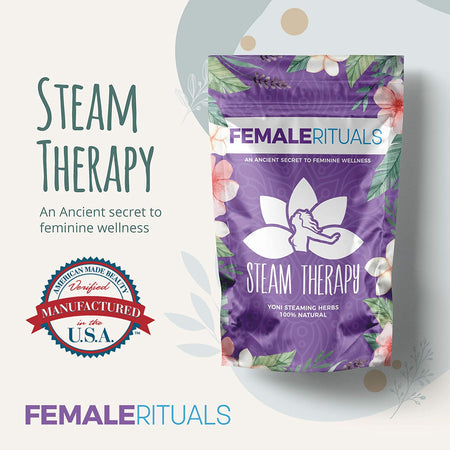 Yoni Steam Herbs - Natural Vaginal Steamer to Detox & Cleanse - V Steam at Home Kit for Menstrual Support, PH Balance & Dryness - Gentle Female Herbs