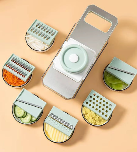 ChopMaster 6-in-1 Manual Vegetable Chopper – Ultimate Kitchen Slicer for Fast, Easy Prep Description: