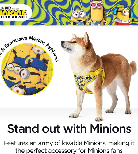 the Rise of Gru Dog Harness, Yellow Dog Harness - More than a Minion No Pull Dog Harness - Puppy Harness, Dog Harness, Harness, Despicable Me Dog Harness, Dog Gru Harness