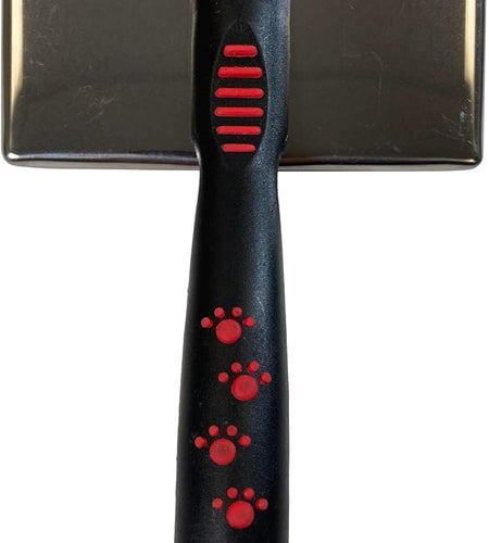 Paw Brothers Slicker Dog and Cat Grooming Brush for Professional Pet Groomers - Easy to Use - Comfortable - Removes Long and Loose Hair