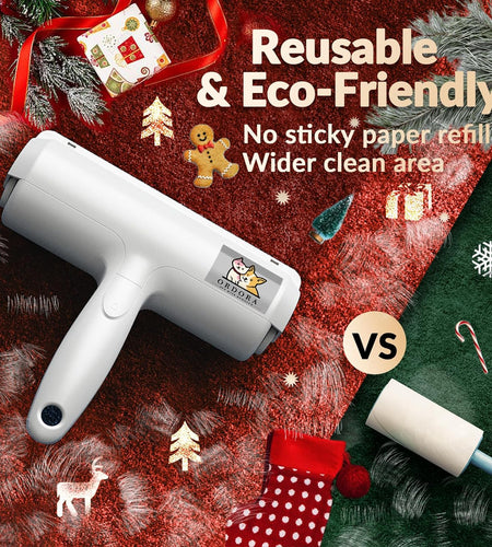 Reuseable Hair Remover - Pet Hair Roller for Cat, Couch, Furniture, Carpet and Bedding, Portable Lint Rollers - Perfect Dog Fur Remover Tool