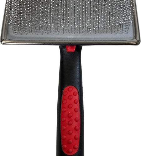 Paw Brothers Slicker Dog and Cat Grooming Brush for Professional Pet Groomers - Easy to Use - Comfortable - Removes Long and Loose Hair