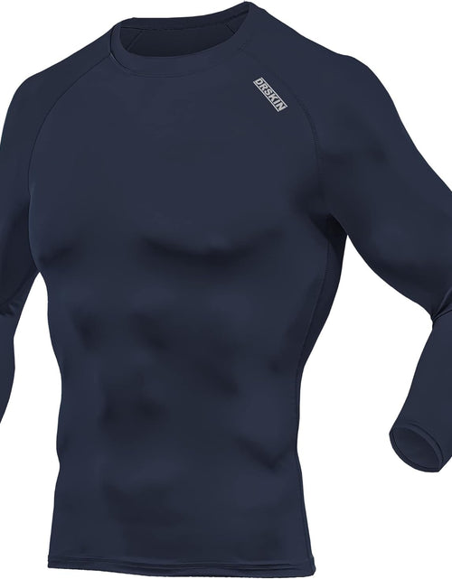 Load image into Gallery viewer, Men'S Long Sleeve Compression Shirts Top Sports Workout Running Athletic Gym Baselayer Dry Cool
