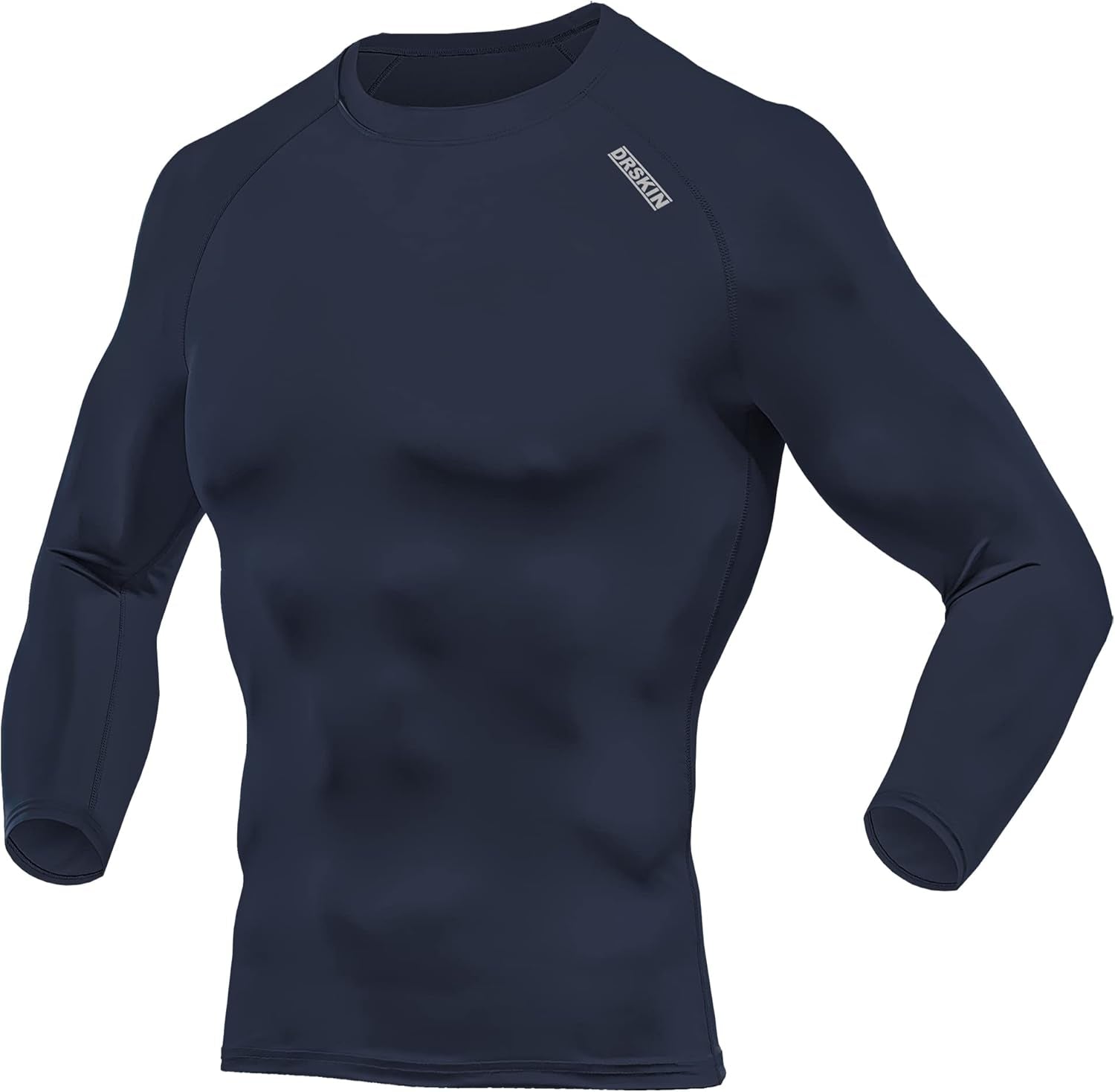 Men'S Long Sleeve Compression Shirts Top Sports Workout Running Athletic Gym Baselayer Dry Cool