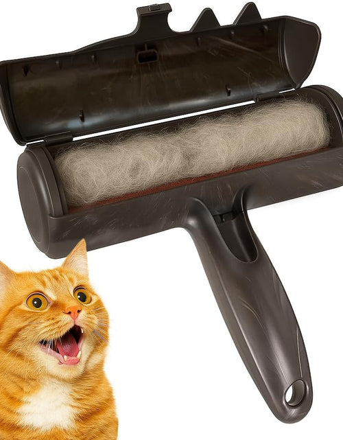 Load image into Gallery viewer, Pet Hair Remover Roller - Lint Roller for Pet Hair - Self Cleaning Dog &amp; Cat Hair Remover - Remove Dog, Cat Hair from Furniture, Carpets, Bedding, Clothing and More. (Grey)
