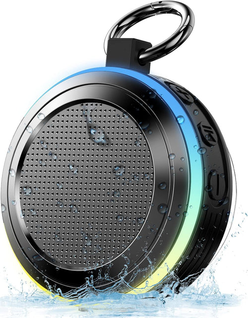 Load image into Gallery viewer, Bluetooth Shower Speaker,  Portable Speaker with Subwoofer, IPX7 Waterproof Wireless Speaker, Mini Speaker Stereo with Suction Cups Hook for Beaches, Hiking, Camping, Swimming, Pool Parties
