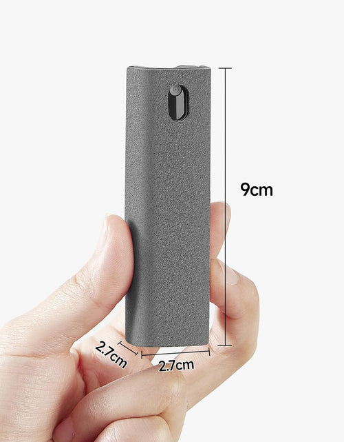 Load image into Gallery viewer, Touchscreen Mist Cleaner, Screen Cleaner, for All Phones, Laptop and Tablet Screens,Two in One Spray and Microfiber Cloth (Grey)
