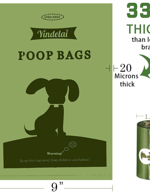 Load image into Gallery viewer, Dog Poop Bag Biodegradable Scented: Leak Proof Dog Waste Bags with 1 Dispenser, Eco-Friendly Poop Bags 26 Rolls Refills -390 Counts
