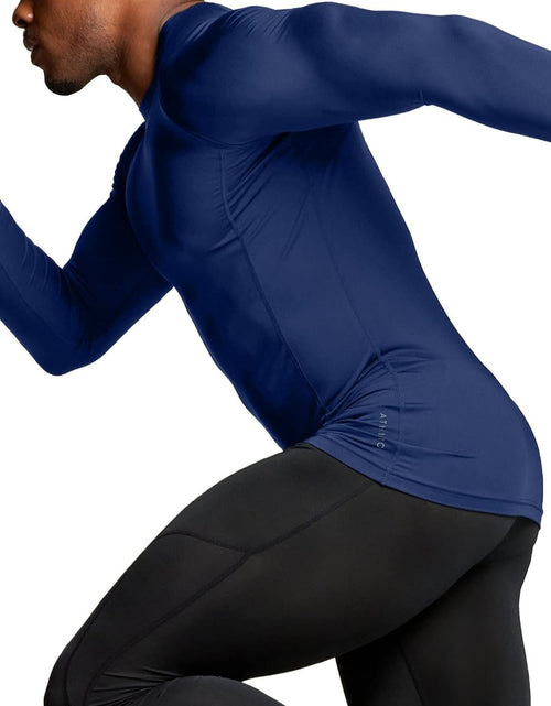 Load image into Gallery viewer, 1 or 3 Pack Men'S UPF 50+ Long Sleeve Compression Shirts, Water Sports Rash Guard Base Layer, Athletic Workout Shirt
