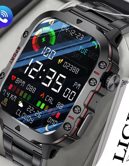 Load image into Gallery viewer, New Smart Watch 1.96 Inch Screen 420 Mah Bluetooth Call Voice Assistant Watch Sports Fitness Waterproof Smartwatch for Men
