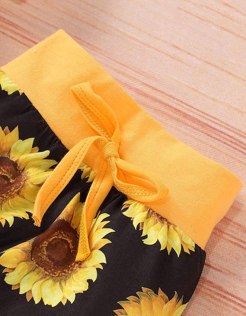 Load image into Gallery viewer, Newborn Baby Girl Clothes Infant Baby Ruffle Romper +Pants + Headband 3 PCS Outfits Set
