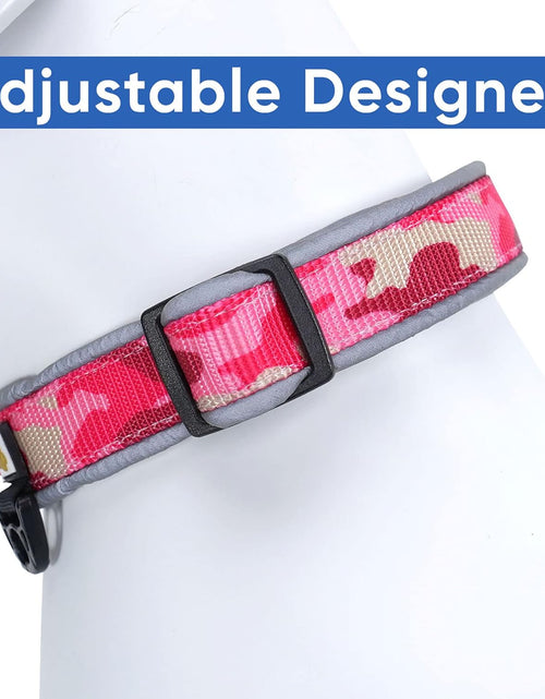 Load image into Gallery viewer, Camouflage Dog Collar Padded Dog Collar Reflective Dog Collar Puppy Collar Training Dog Collar Neoprene Collar Behavioral Dog Collar Camo Dog Collar
