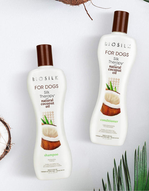 Load image into Gallery viewer, for Dogs Silk Therapy Shampoo with Natural Coconut Oil | Coconut Dog Shampoo
