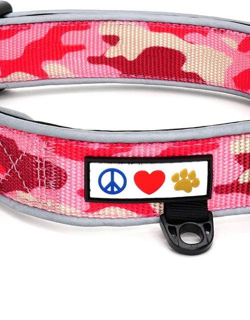 Load image into Gallery viewer, Camouflage Dog Collar Padded Dog Collar Reflective Dog Collar Puppy Collar Training Dog Collar Neoprene Collar Behavioral Dog Collar Camo Dog Collar
