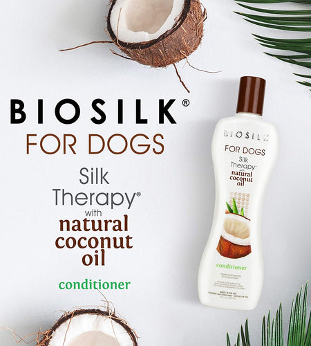 for Dogs Silk Therapy Shampoo with Natural Coconut Oil | Coconut Dog Shampoo