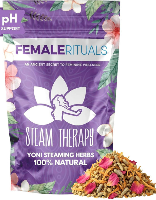 Load image into Gallery viewer, Yoni Steam Herbs - Natural Vaginal Steamer to Detox &amp; Cleanse - V Steam at Home Kit for Menstrual Support, PH Balance &amp; Dryness - Gentle Female Herbs
