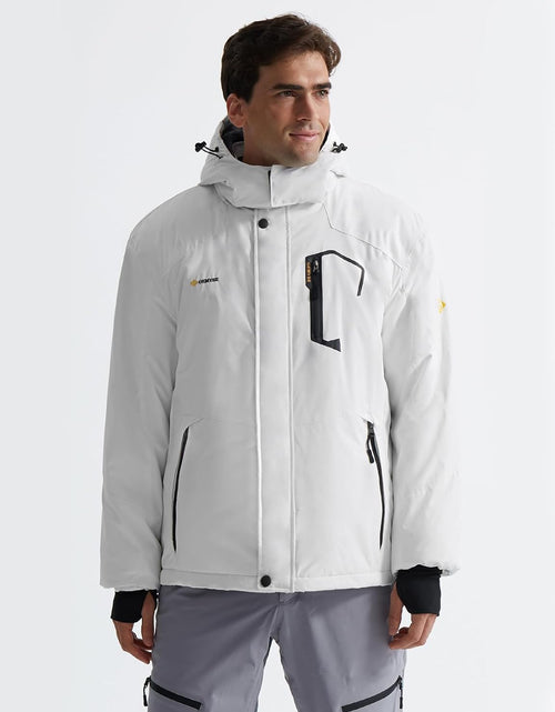 Load image into Gallery viewer, Men'S Mountain Waterproof Ski Snow Jacket Winter Windproof Rain Jacket
